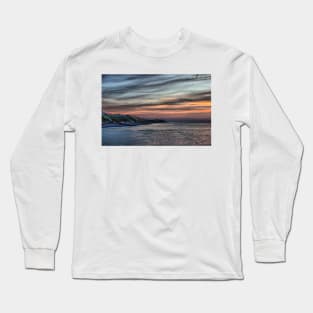 Sunset on Cromer Cliffs Long Sleeve T-Shirt